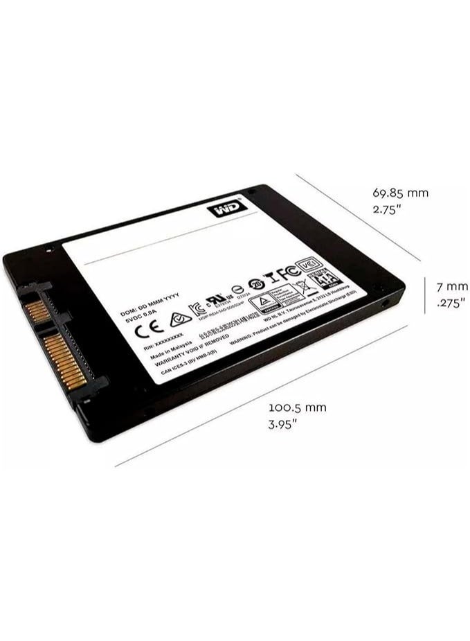 Western Digital WD Green 240GB SATA III 6Gb/s 2.5" 7mm Internal SSD -WDS240G2G0A - Image 3